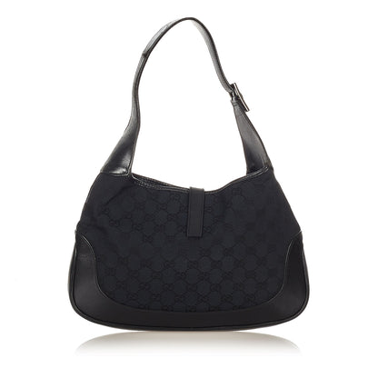 Gucci Gucci GG Canvas Jackie Shoulder Bag Blue