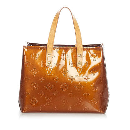 Louis-Vuitton Louis Vuitton Vernis Reade PM Brown