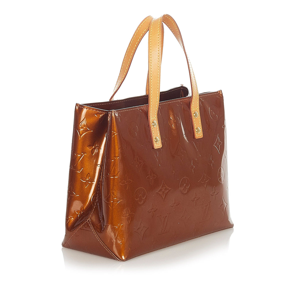 Louis-Vuitton Louis Vuitton Vernis Reade PM Brown