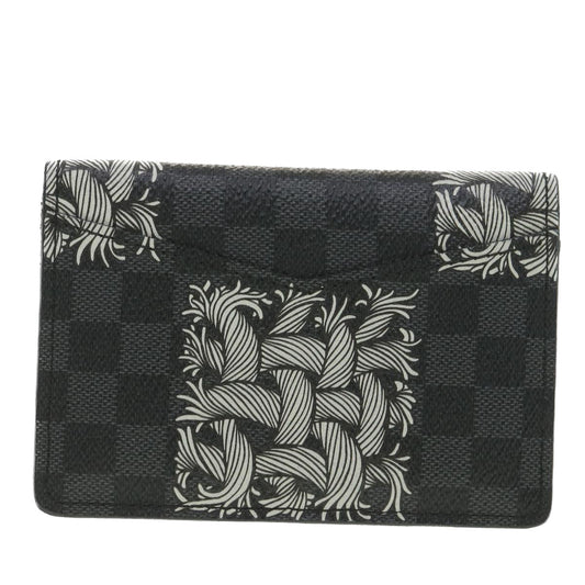Louis Vuitton Black Canvas  wallet accessories