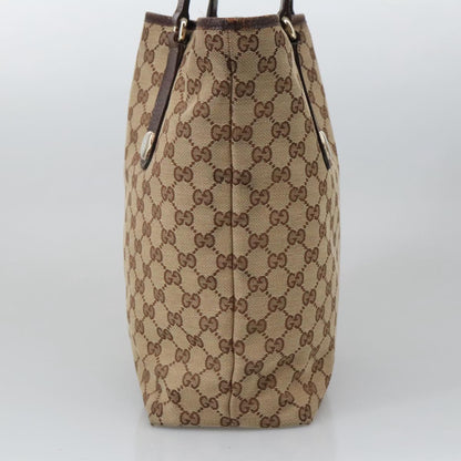 Gucci Brown Canvas Tote Bag