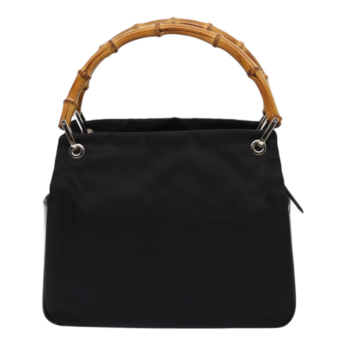 Gucci Bamboo Black Synthetic Handbag