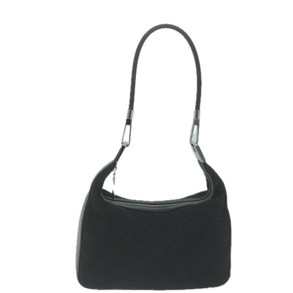 Gucci Gg Canvas Black Canvas Shoulder Bag ()
