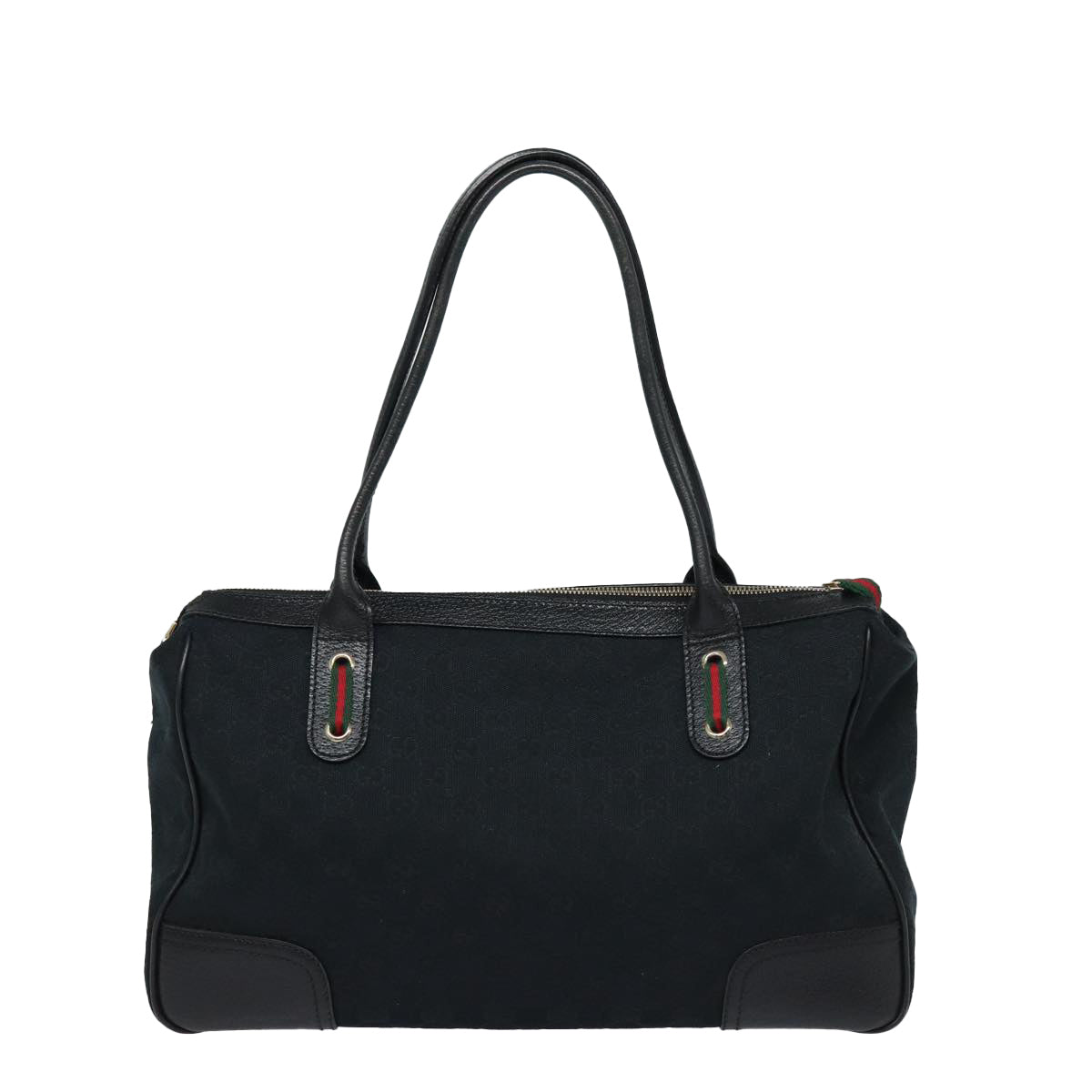 Gucci Ophidia Black Canvas Handbag