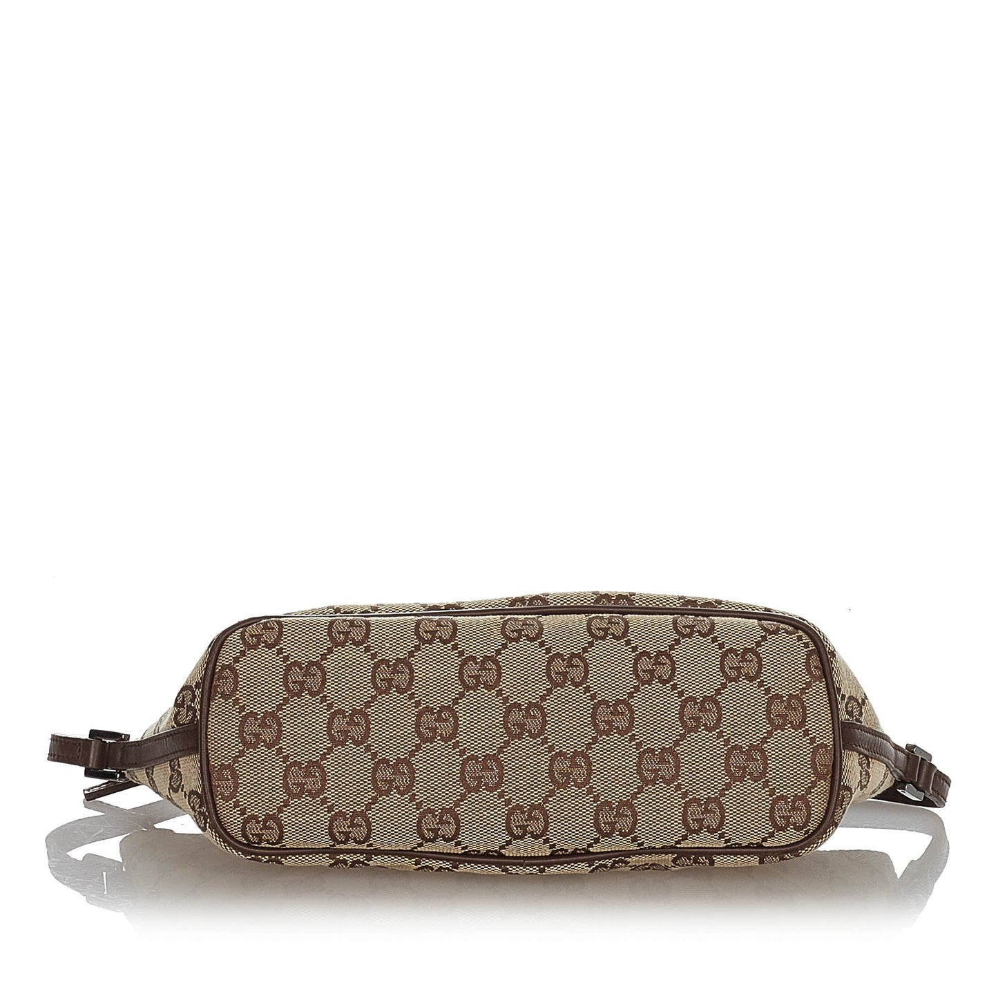 Gucci Gucci GG Canvas Boat Baguette Brown