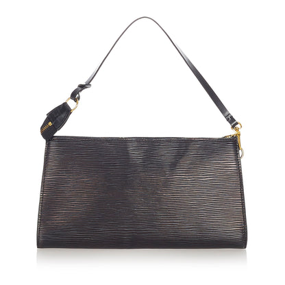 Louis-Vuitton Louis Vuitton Epi Pochette Accessoires Black