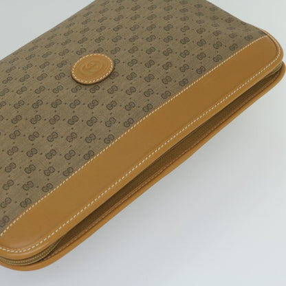 Gucci Beige Canvas Clutch Bag