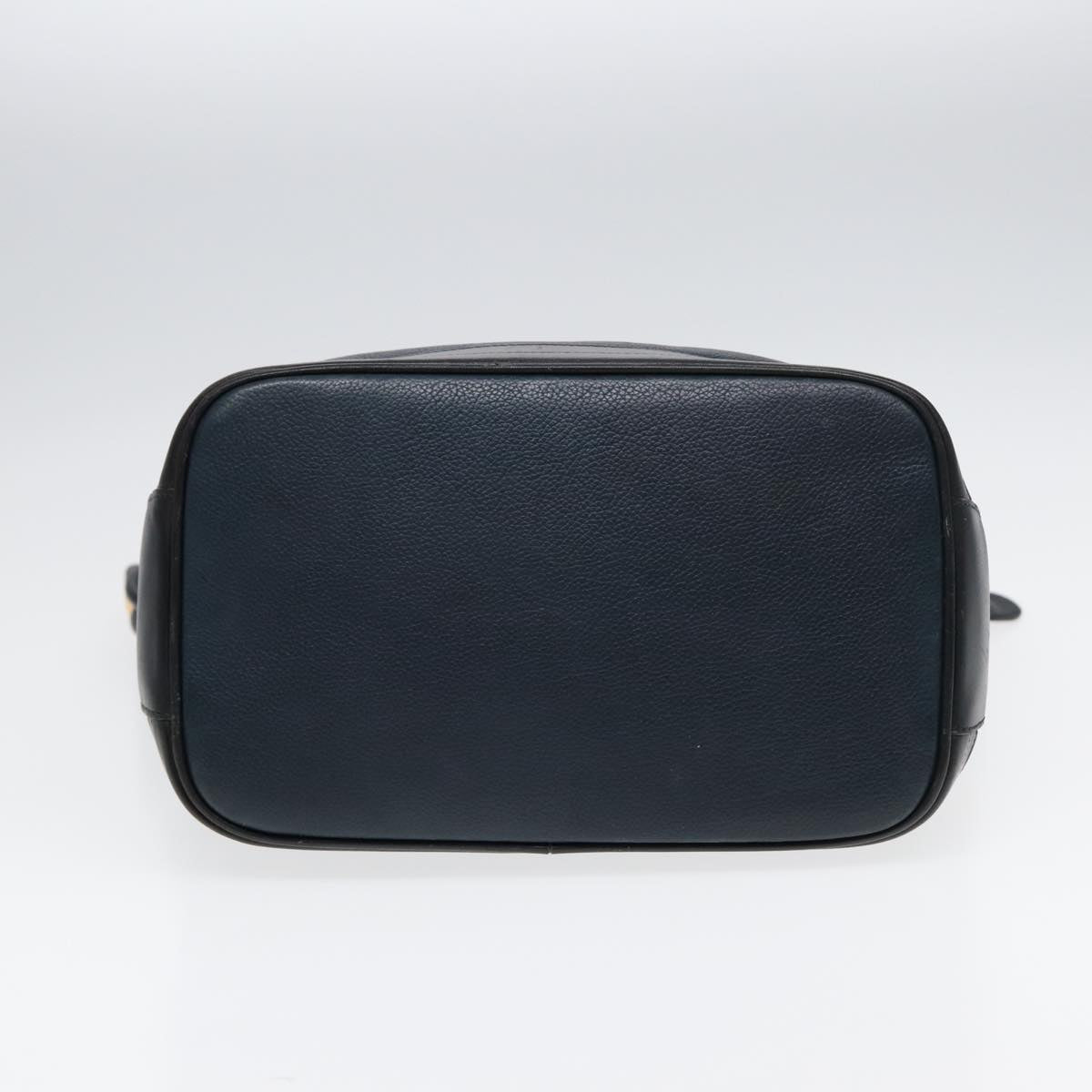 Gucci Navy Leather Shoulder Bag