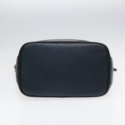 Gucci Navy Leather Shoulder Bag