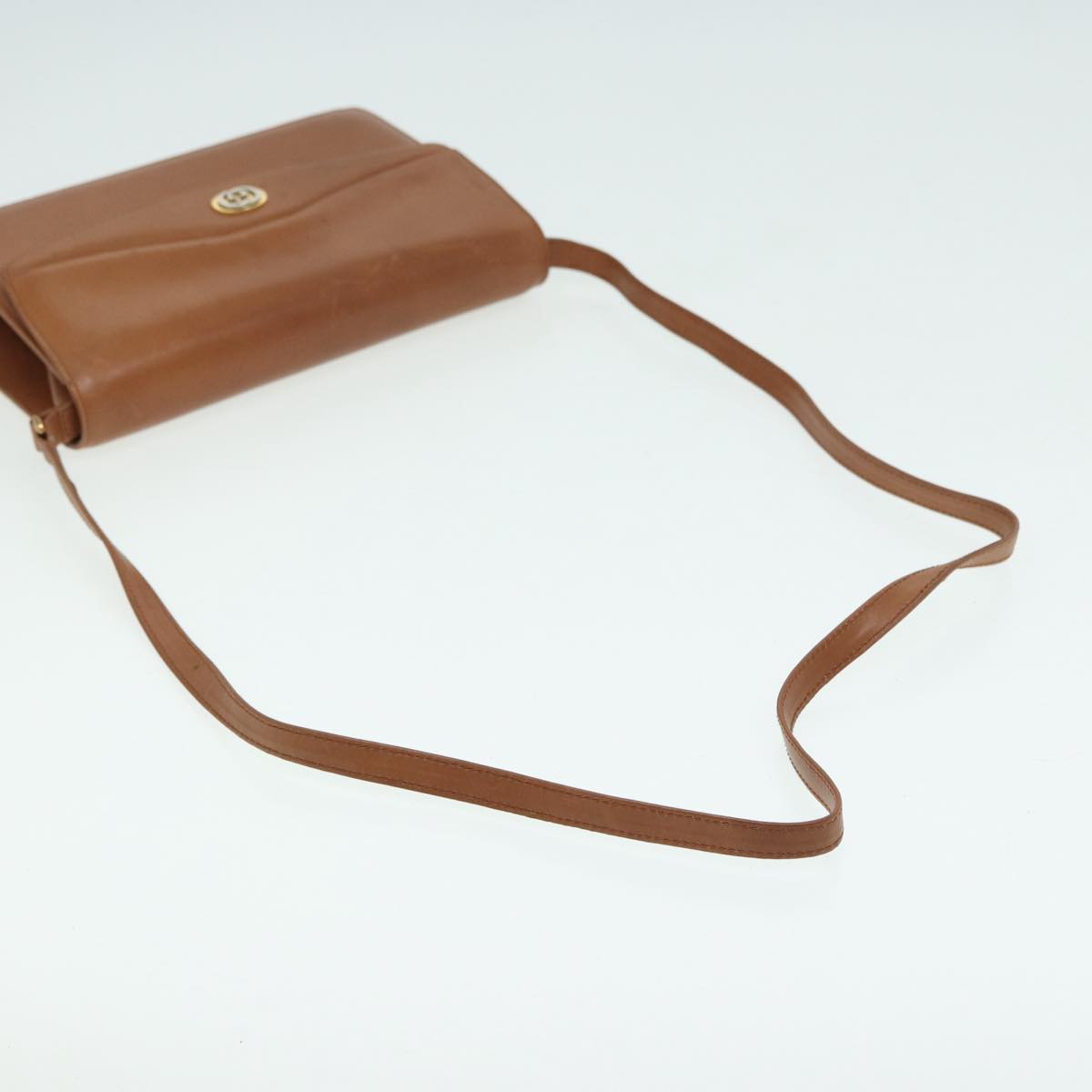 Gucci Brown Leather Shoulder Bag