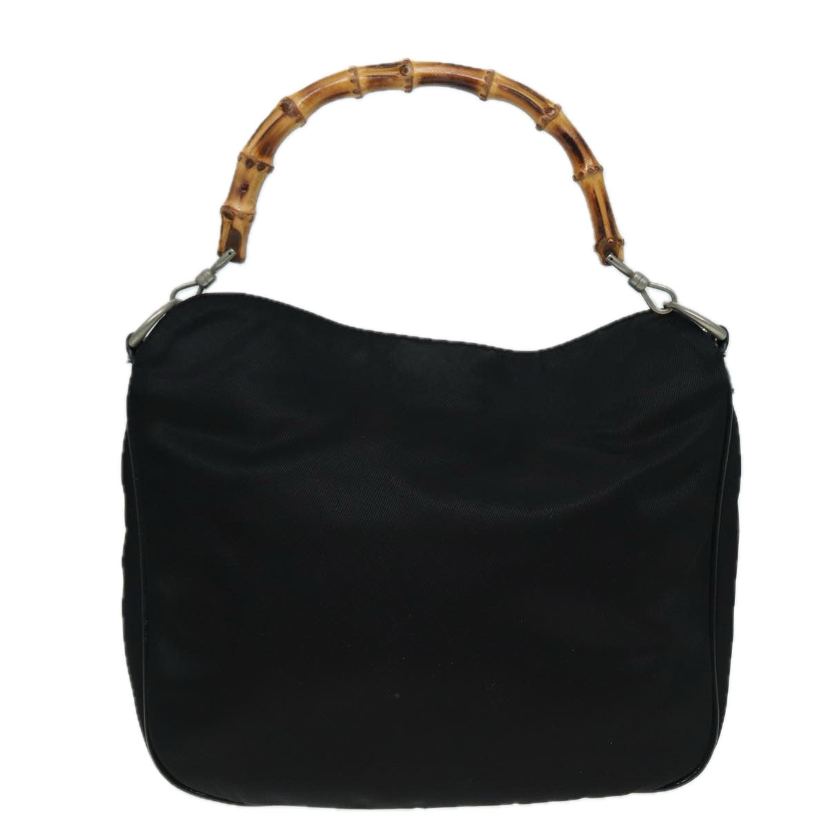 Gucci Bamboo Black Synthetic Shoulder Bag
