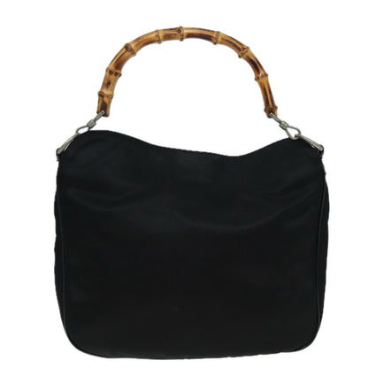 Gucci Bamboo Black Synthetic Shoulder Bag