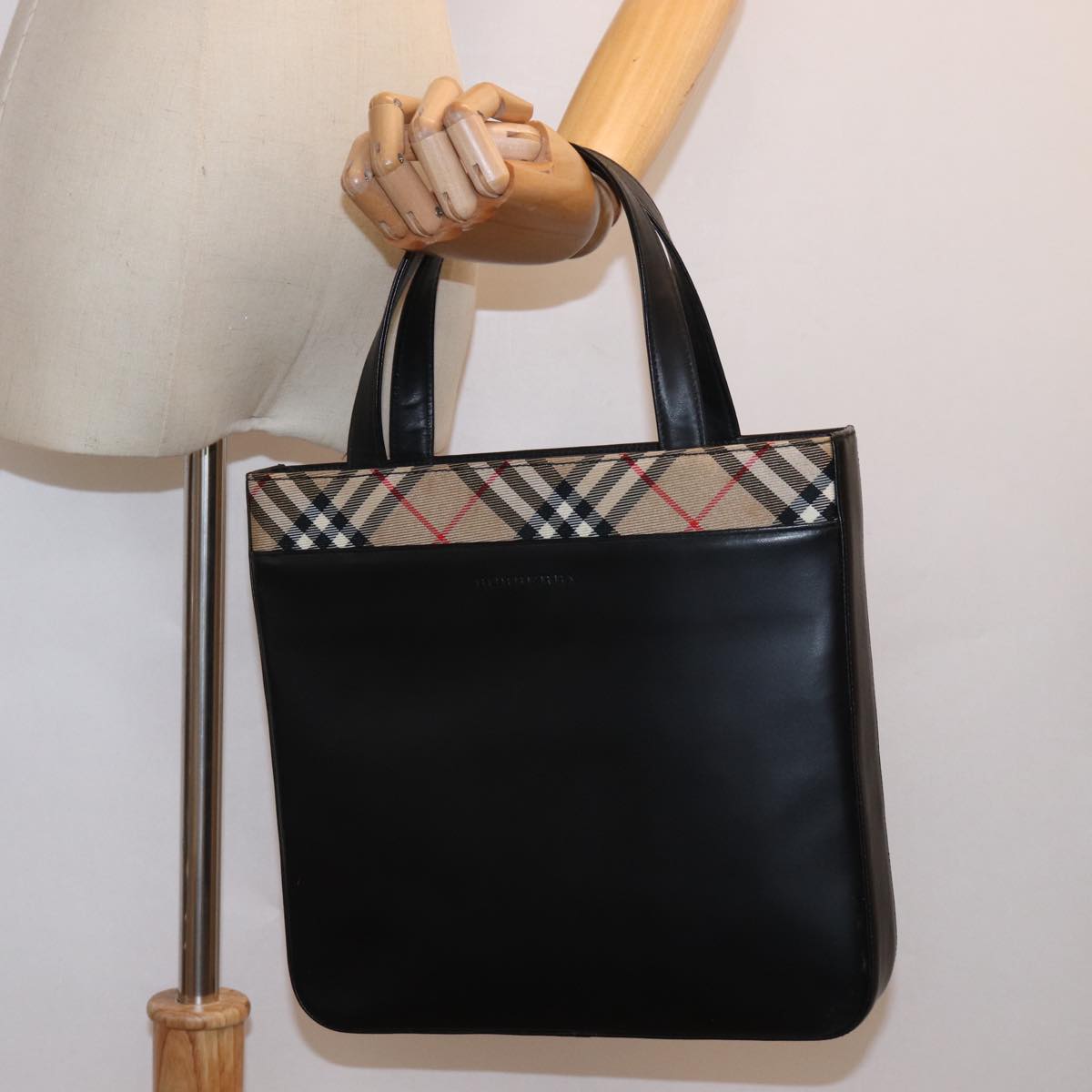 BURBERRY Nova Check Handbag
