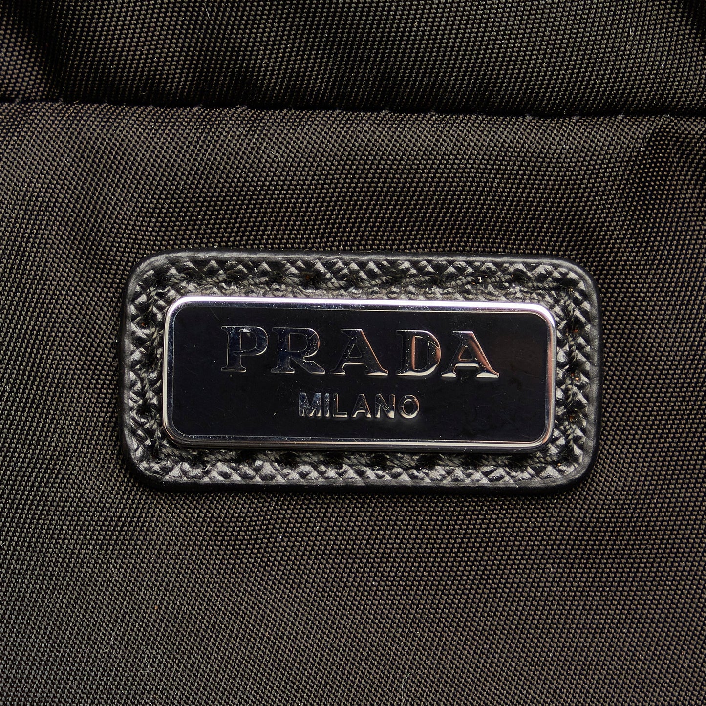 Prada Tessuto Clutch Black Nylon Canvas