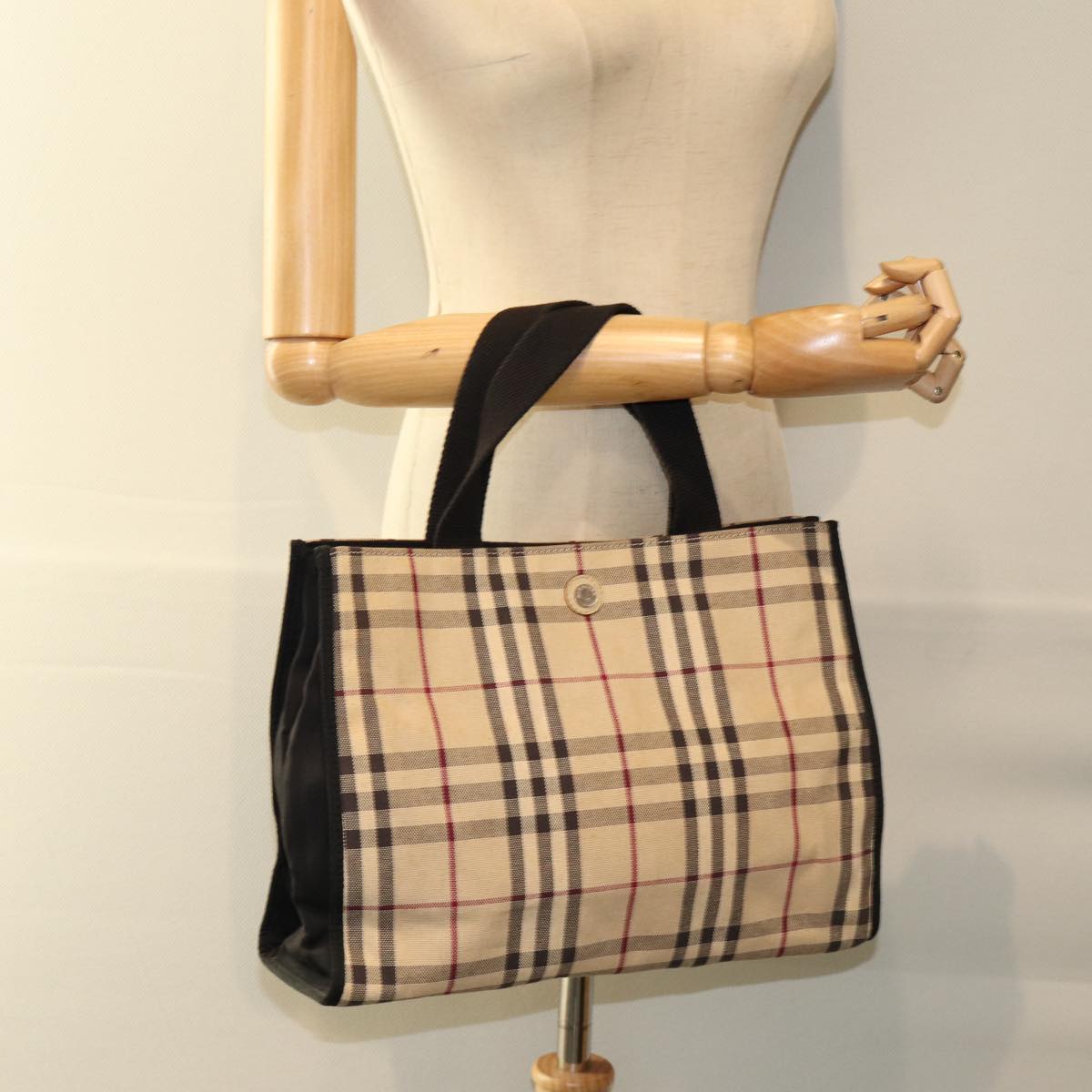 BURBERRY Nova Check Handbag