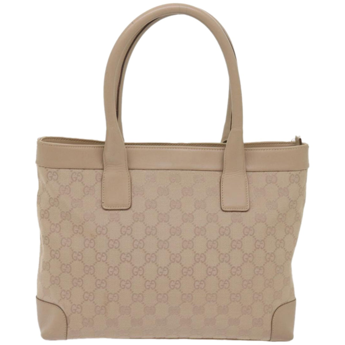 Gucci Gg Canvas Beige Canvas Tote Bag ()