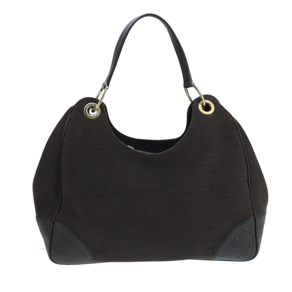 Gucci Guccissima Brown Canvas Shoulder Bag