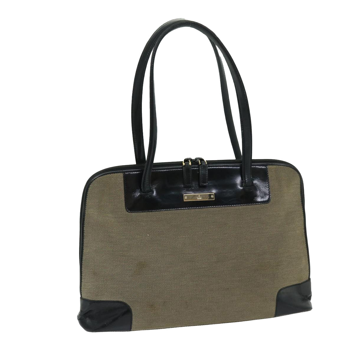 Gucci Beige Canvas Shoulder Bag ()