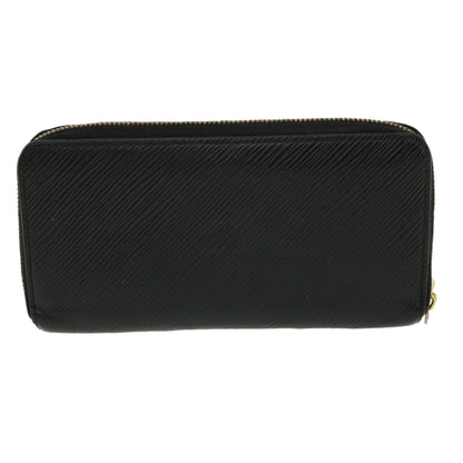 Louis Vuitton Black Leather Portefeuille zippy wallet accessories