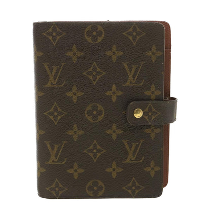 Louis Vuitton Brown Canvas Agenda cover wallet accessories