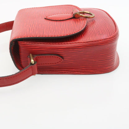 Louis Vuitton Red Leather Saint Cloud shoulder bag