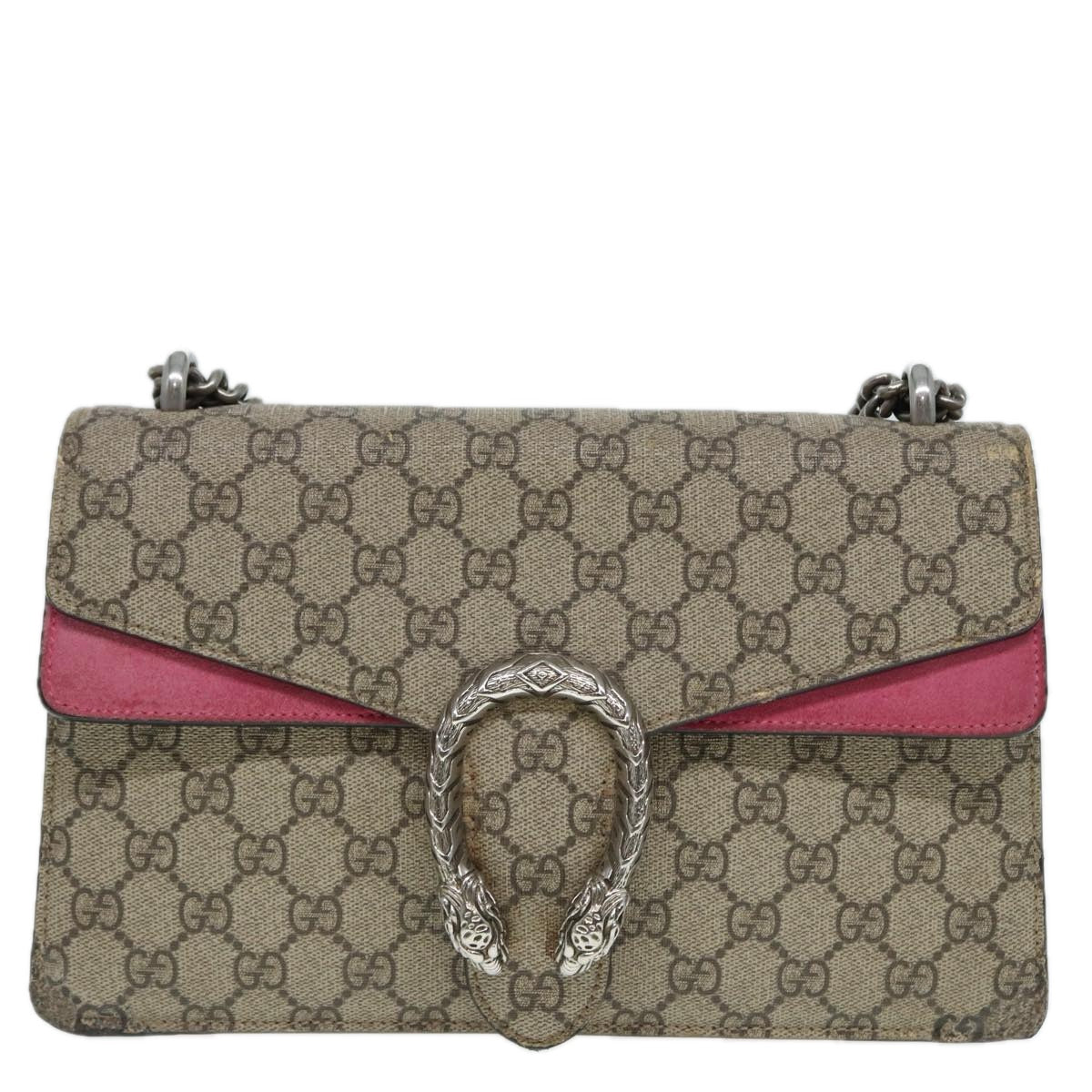 Gucci Dionysus Beige Canvas Shoulder Bag ()