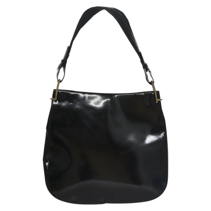 Gucci Black Patent Leather Shoulder Bag