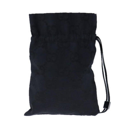 Gucci Gg Canvas Black Canvas Clutch Bag ()