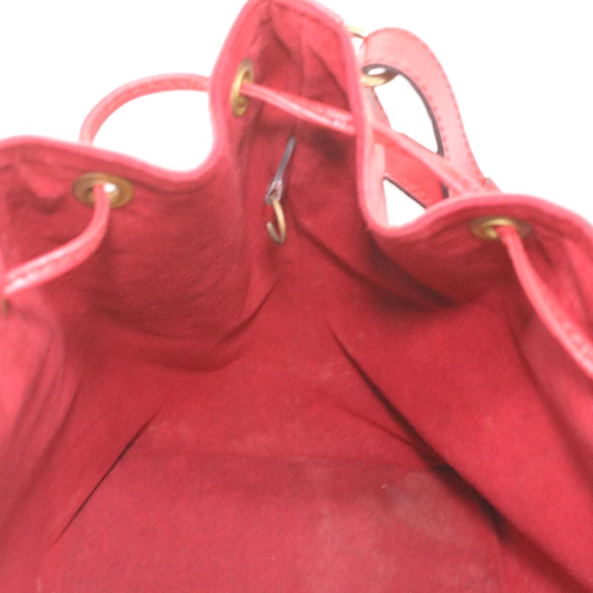 Louis Vuitton Red Leather Noe shoulder bag