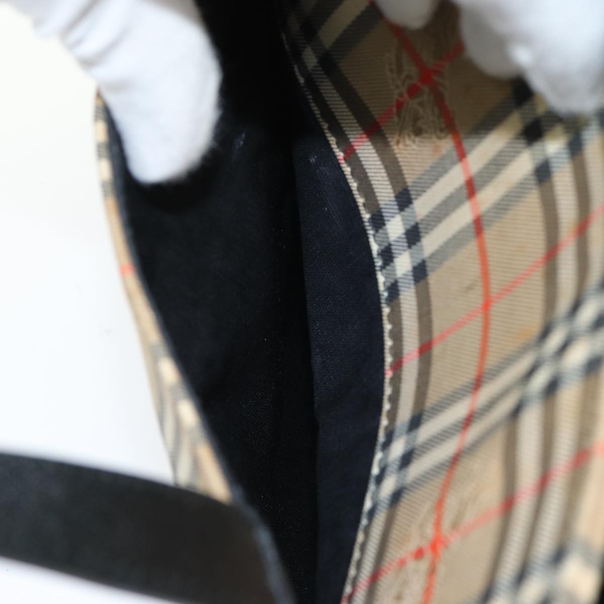 BURBERRY Nova Check Handbag