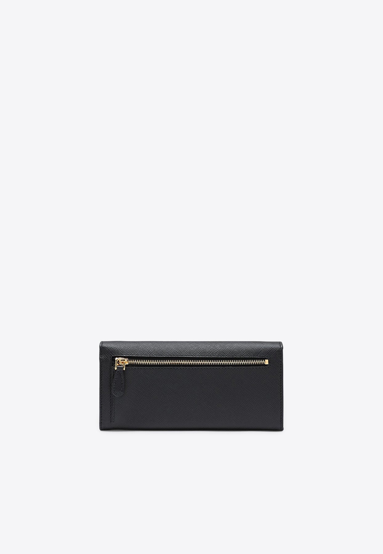 Saffiano Leather Logo Wallet