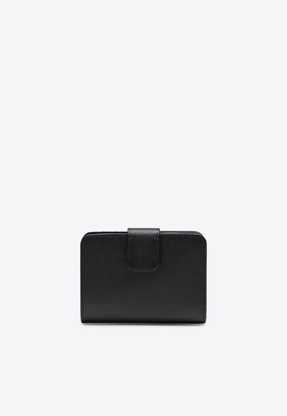 Saffiano Leather Zip-Around Wallet