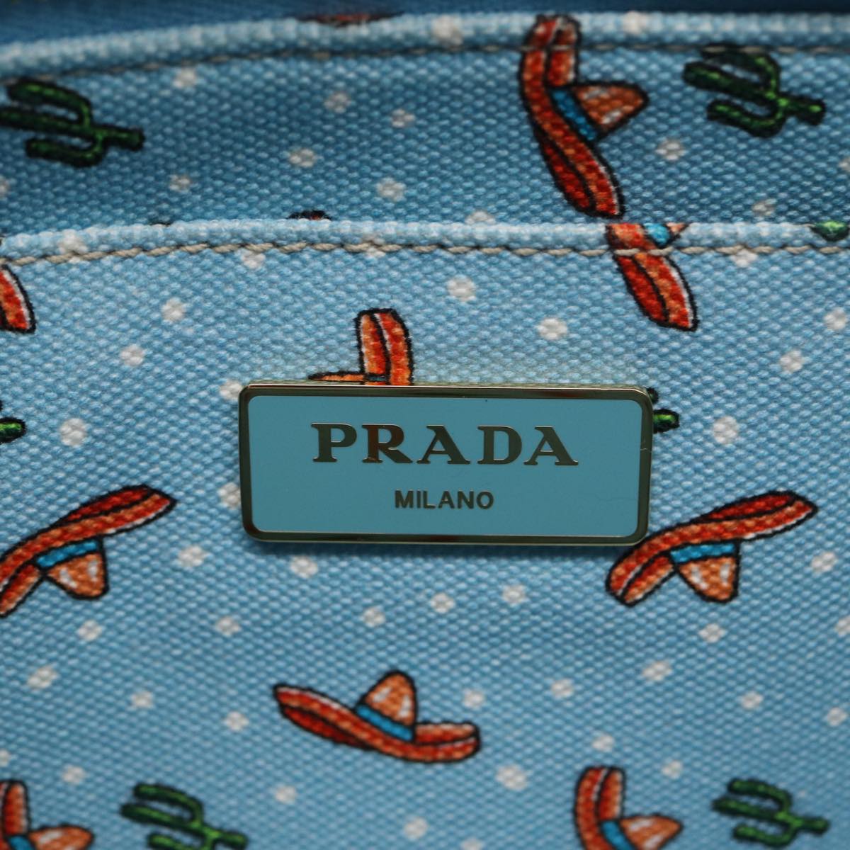 PRADA Canapa Handbag