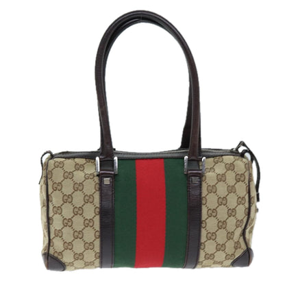 Gucci Gg Canvas Beige Canvas Handbag