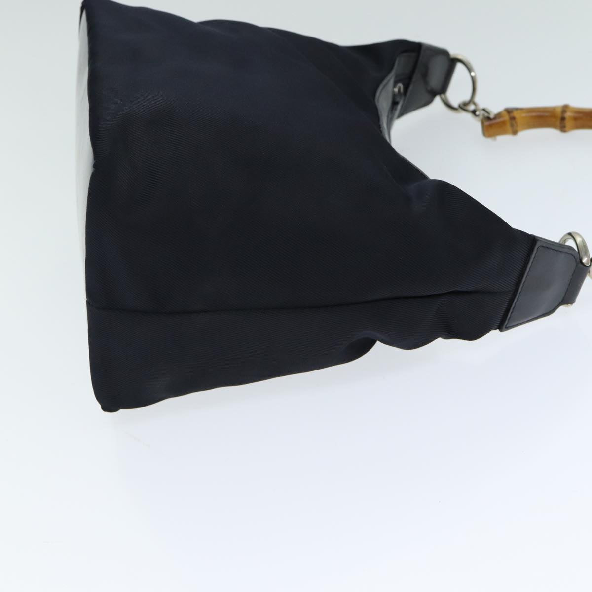 Gucci Bamboo Black Synthetic Shoulder Bag