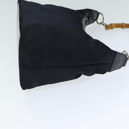 Gucci Bamboo Black Synthetic Shoulder Bag