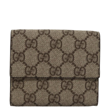 Gucci Beige Canvas Wallet