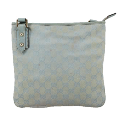 Gucci Blue Canvas Shoulder Bag ()