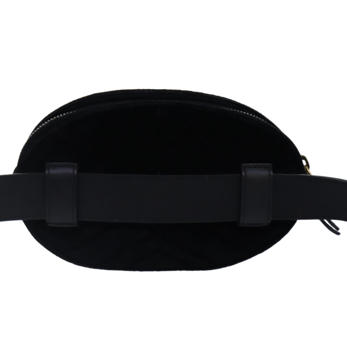 Gucci Gg Marmont Black Velvet Clutch Bag