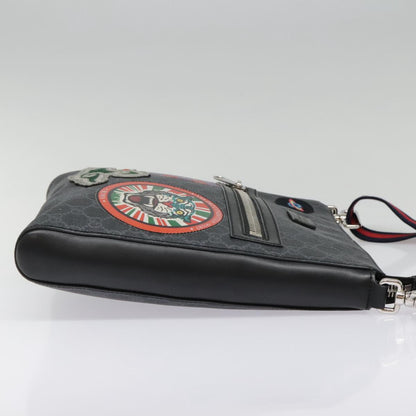 Gucci Jackie Black Canvas Shoulder Bag