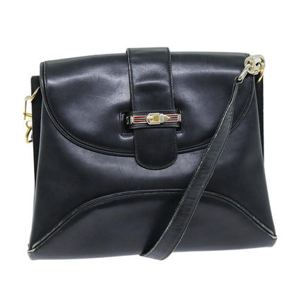 Gucci Black Leather Shoulder Bag ()