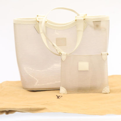 Louis Vuitton White Velvet Lagoon Bay tote bag