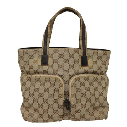 Gucci Gg Canvas Beige Canvas Handbag ()