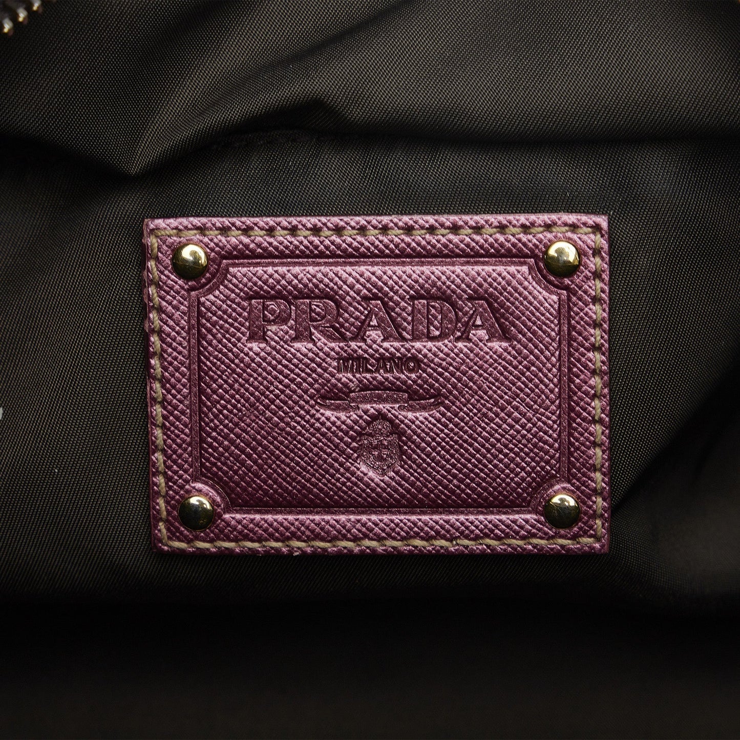 Prada Tessuto Stampato Satchel