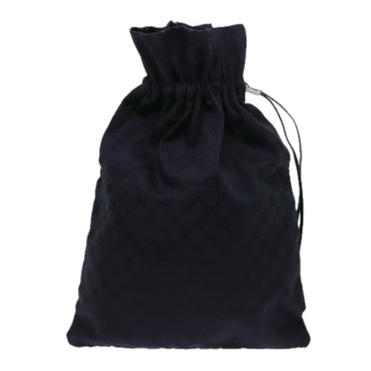 Gucci Gg Canvas Black Canvas Clutch Bag