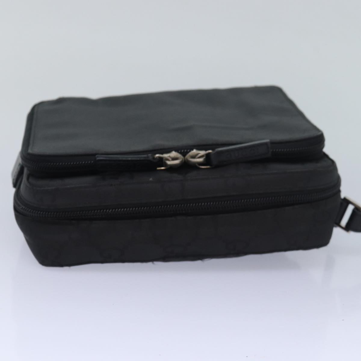 Gucci Gg Canvas Black Canvas Clutch Bag