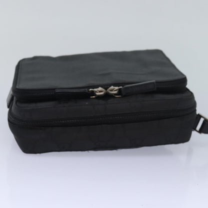 Gucci Gg Canvas Black Canvas Clutch Bag