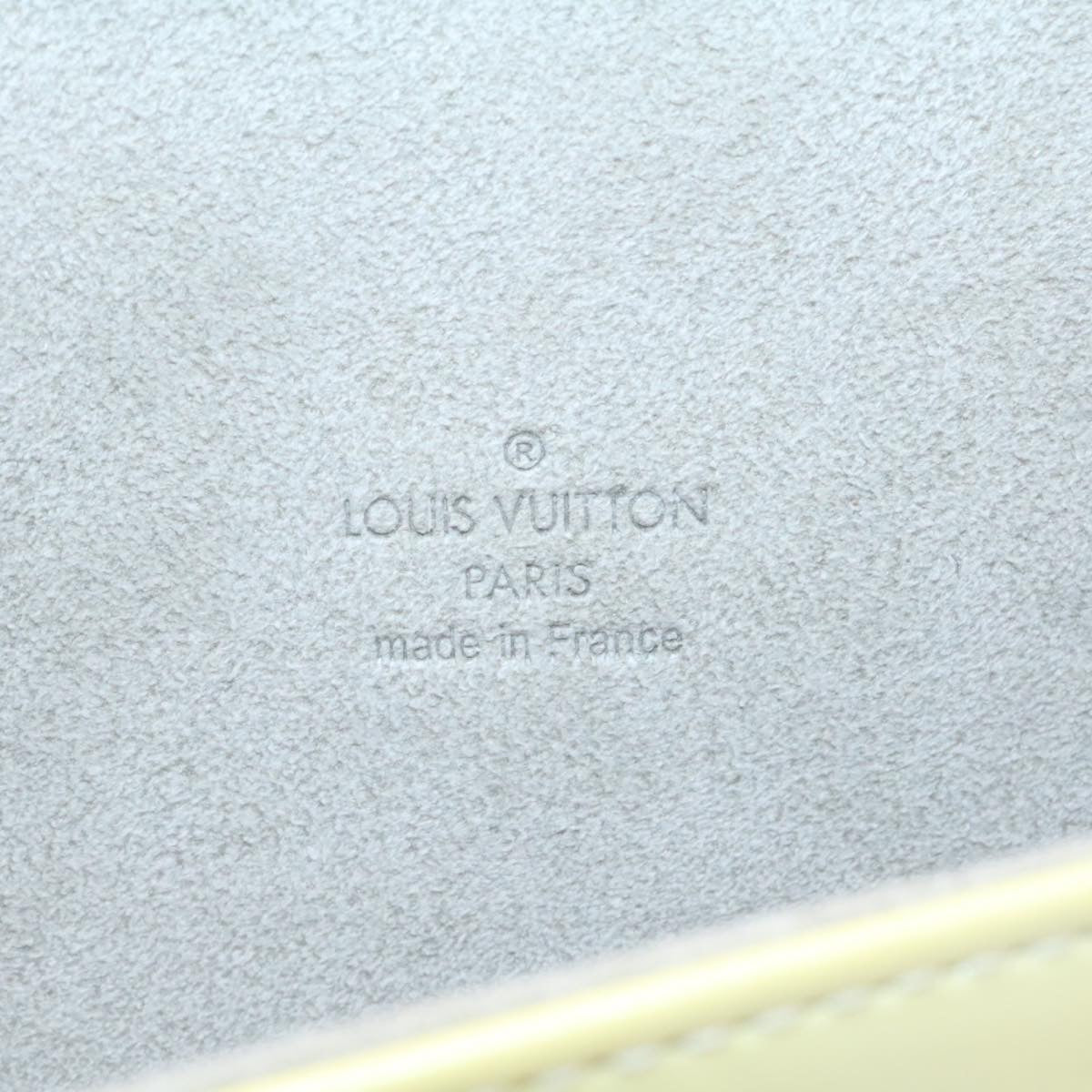 Louis Vuitton White Patent leather Glasses case wallet accessories