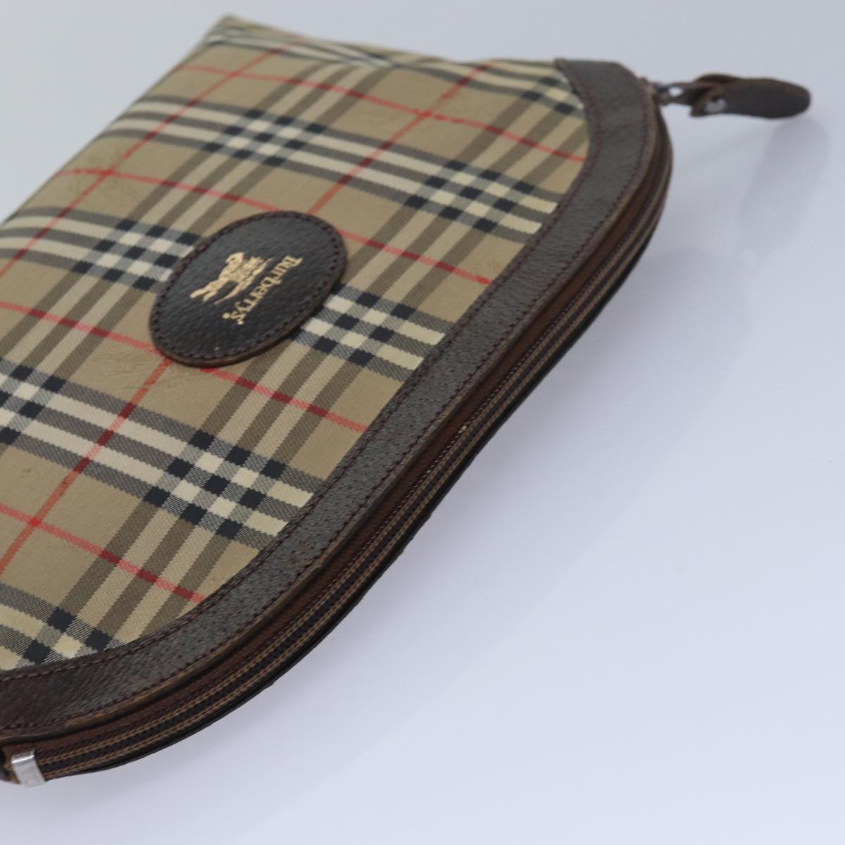 BURBERRY Nova Check Clutch Bag