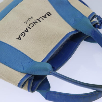 Balenciaga Navy Cabas Handbag